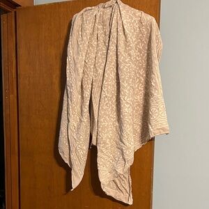 Beige Patterned Shawl